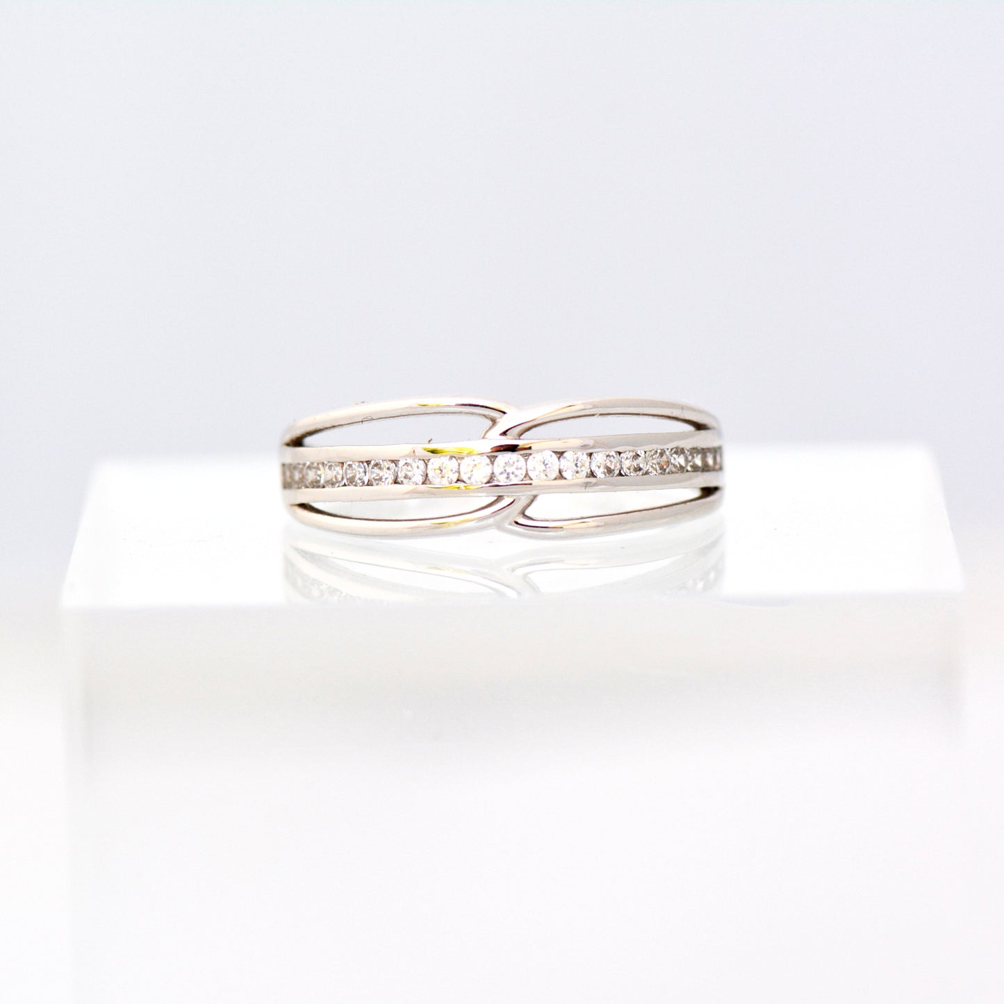 Weißgoldring