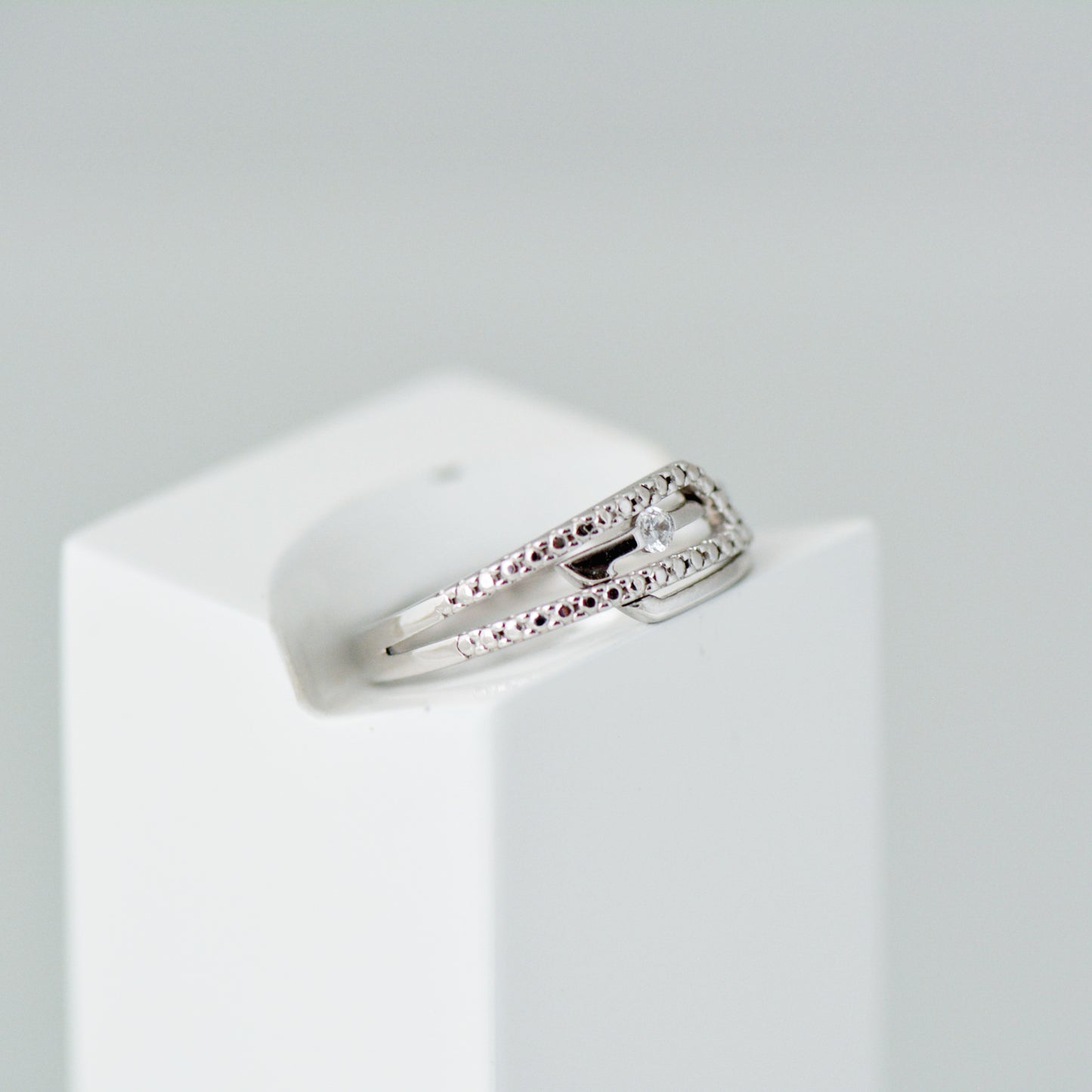 Weißgoldring