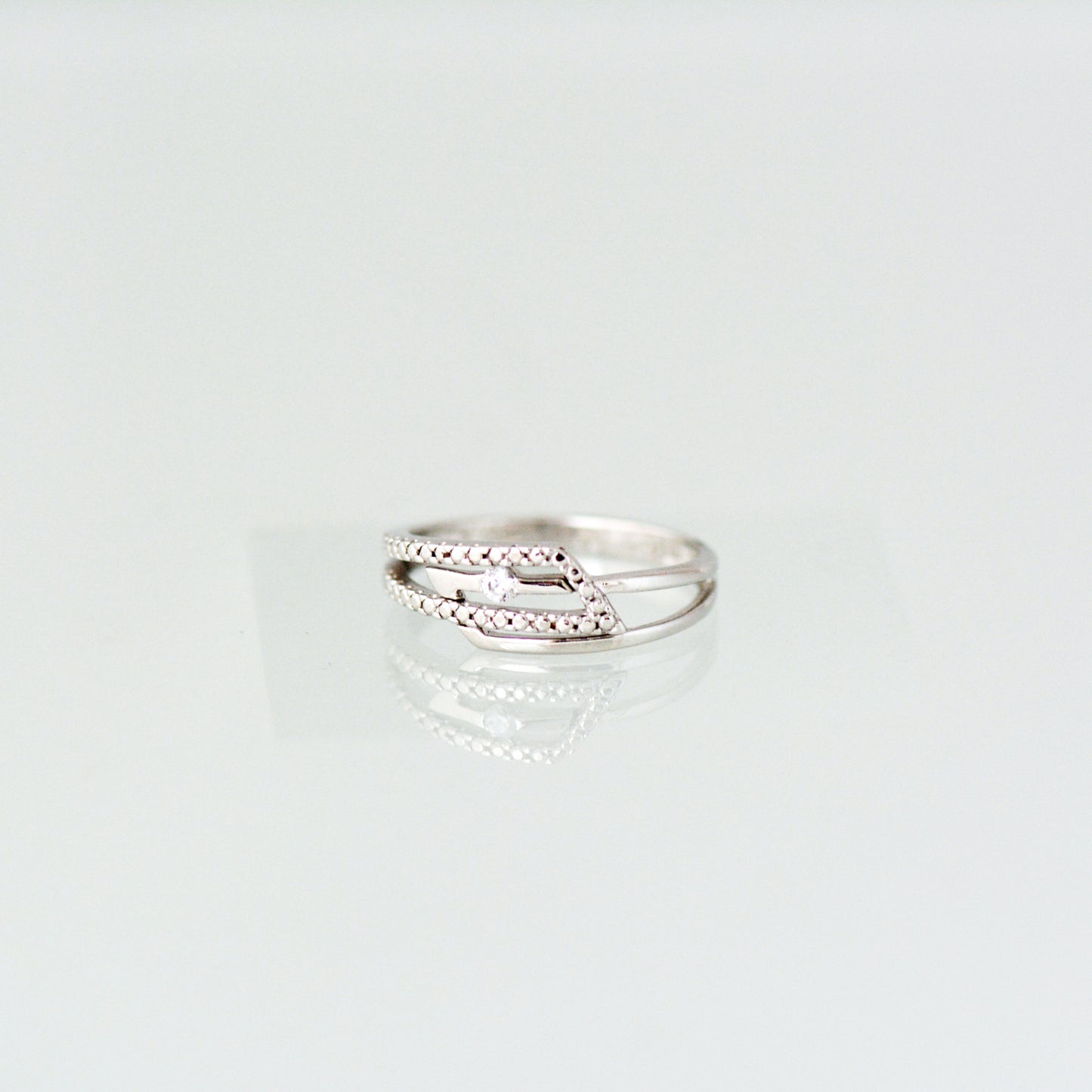 Weißgoldring