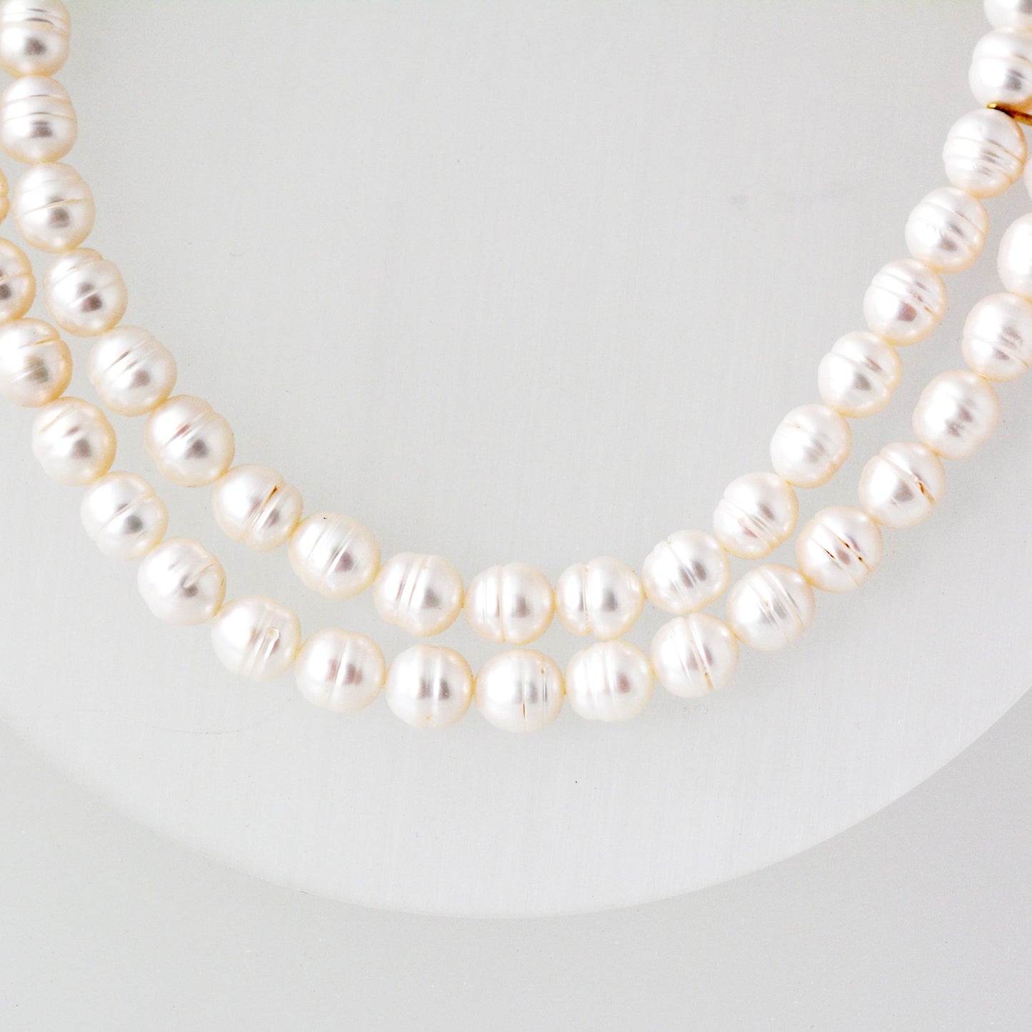 Double Row Pearl Necklace